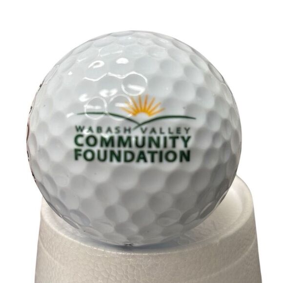 Wabash Valley Community Foundation Logo Top Flite Golf Ball - Picture 1 of 6